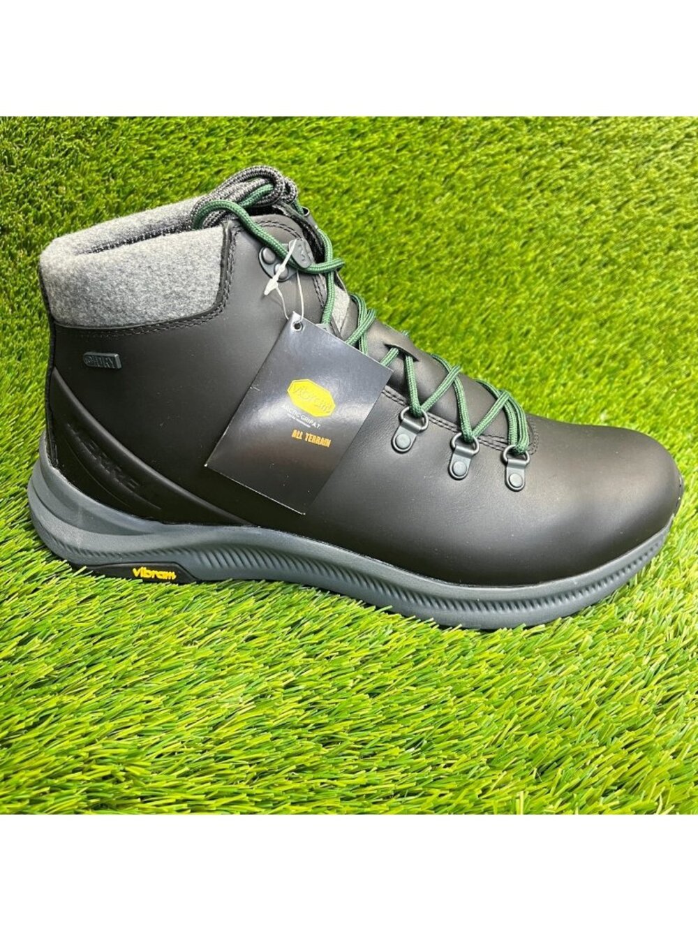 Merrell Ontario Thermo Mid Mens Size 13 Black Outdoor Waterproof Lace Up Boots